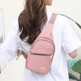 thumbnail image 1 of Small Crossbody Bag,Fashionable Embroidery Diamond Shoulder Crossbody Bag Large Capacity Watertight Backpack with Data Hole,Small Shoulder Bag,Large Capacity Backpack, 1 of 8