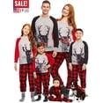 thumbnail image 1 of Ensemble de Pyjamas Familiaux Assortis de Noël Imprimés, Pyjamas Familiaux à Manches Longues, Ensembles de Vêtements de Nuit pour Bébés Garçons, Filles et Adultes, 1 of 6
