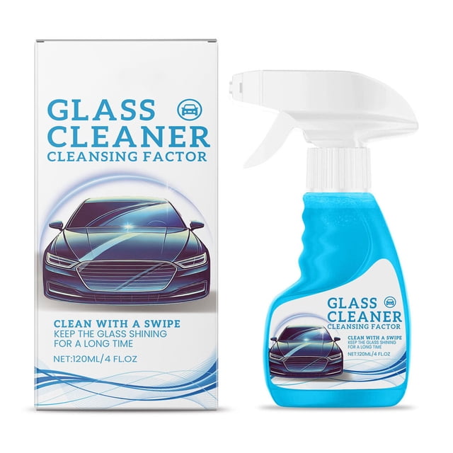 Vaporisateur Liquide Nettoyant pour Vitres pour Automobile, Cuisine et Maison, Nettoyant Polyvalent, Bouteille de 4 Oz pour une Brillance Sans Traces