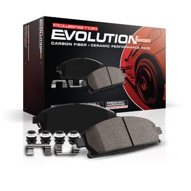 Power Stop Z23-1352 Rear Z23 Evolution Sport Carbon Fiber Infused Ceramic Brake Pads with Hardware