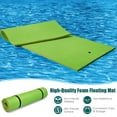 thumbnail image 4 of Costway 3-Layer Floating Water Pad 12' x 6' Floating Oasis Foam Mat Green, 4 of 9