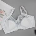 thumbnail image 4 of Sentmoon Bralettes for Women Plus Size Lift Adjustable Strap Seamless Bras Thin Style Anti-Sagging Comfortable Solid Color Bralettes Soft and Comfortable for Daily Commute White 80, 4 of 4