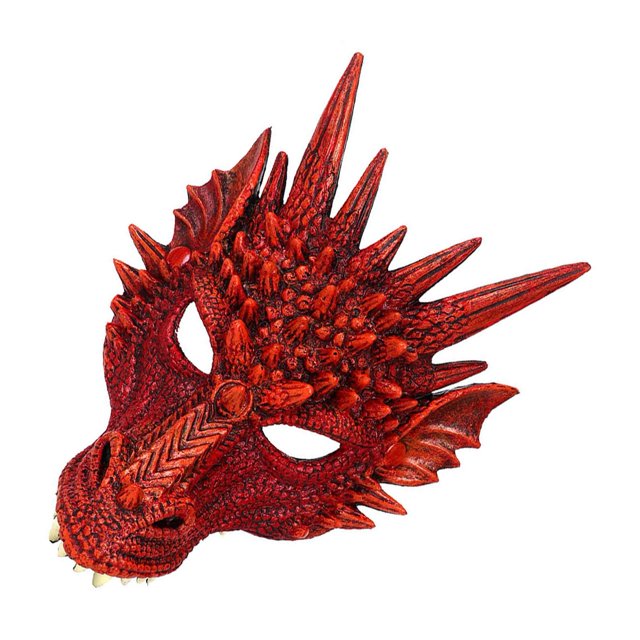 Shengyu Halloween Party Essential Dragon Mask For Cosplay Lovers Cosplay Mask Mask Cosplay Animal Mask Masks Red