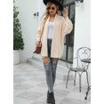 thumbnail image 5 of Charmo Cardigan en Tricot à devant Ouvert pour Femmes, Coupe Ample, Manches Longues, Manteau, 5 of 5