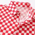 thumbnail image 4 of RXIRUCGD 1-6 Ans Chemise Décontractée à Col à Carreaux à Simple Boutonnage Manches Longues Veste/veste Décontractée (Rouge, Taille : 100), 4 of 8