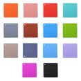 thumbnail image 2 of ziyahi Heats Insulation Table Mat Dish Plate Pot Pad Square Coaster Nonslip Placemat Desk Countertop Protector Kitchen Draining Pink, 2 of 5