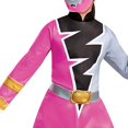 thumbnail image 4 of Costume de Power Ranger Rose pour Filles, Costume Officiel de Power Ranger Dino Fury avec Masque, Taille Enfant Petite (4-6x), 4 of 5