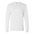thumbnail image 2 of Hanes T-Shirts à Manches Longues à Col Ras du Cou ComfortSoft pour Hommes, Lot de 4, 3TG, Blanc, 2 of 4