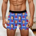 thumbnail image 4 of KHONTS Customized Men's Boxers - Personalized Gifts for Boyfriend - Custom Underwear Blue L, 4 of 8
