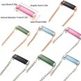thumbnail image 4 of ziyahi Alloy Mobile Phone Back Clip Portable Adjustable Fashionable Removable Anti-lost Replacement Outing Chain Accessories Blue Silver, 4 of 5
