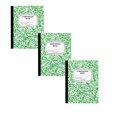 thumbnail image 1 of 3Pcs Composition Notebook, Marble Wide Ruled Composition Book, Cute Composition Notebooks for Writing, 200 Pages per Comp Book, Office Supplies, Classroom Must Haves,Red, 1 of 9