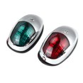 thumbnail image 3 of 12V LED Marine Navigation Light Waterproof Green Starboards Red Port Lamp Side Mount for 20m Boat Maximum, 3 of 13