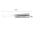 thumbnail image 2 of Folding Comb Hairdressing Tool High-strength Hair Styling Tool Styling Tool Multifunctional Stainless Steel Wear-resistant Training Combs Barber Tools for, 2 of 6