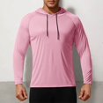 thumbnail image 1 of Gym Shirts for Men Long Sleeve UPF 50+ Sun Shirts Compression Fit Fishing Shirt Raglan Quick Drying Workout Hoodies, 1 of 5