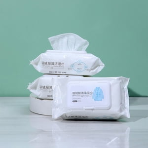 HBYJLZYG 80Pcs Essuie-glaces de nettoyage sans laque portable, essuie la tache efficace pour le nettoyage d'urgence de la veste blanche