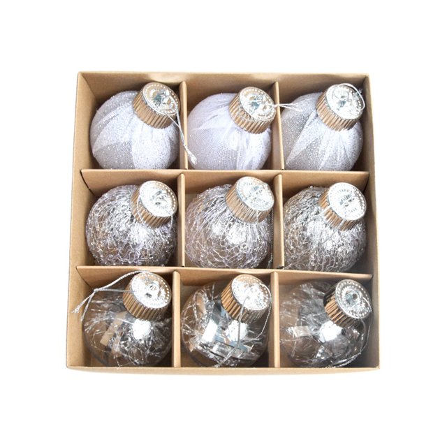 ZheElen Festive Decorations For Christmas Tree Spread Holiday Cheer Christmas Balls Decorations Christmas Decorations Home Decor C 1Set