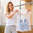 thumbnail image 4 of Dvkptbk Shoe Dryer Bag for Laundry Rack Mesh Laundry Bag with Zipper Reusable Airing Drying Net Bags for Cloth Shoes Plushs Toy, 4 of 7