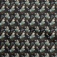 thumbnail image 1 of oneOone Polyester Spandex Black Fabric Asian Japanese Sewing Craft Projects Fabric Prints By Yard 56 Inch Wide, 1 of 4