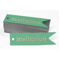 thumbnail image 2 of Inkdotpot Rose Gold Foil Paper Hang Tags Invitation Party Favor Tags 50 Pieces, 2 of 6