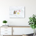 thumbnail image 3 of Aitakatta Marble Print Magnetic Dry Erase Board, 29.5x19.7 inches Decorative White Board for Wall with Design, Frameless Dry Erase Board for Wall, Ma, 3 of 6