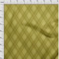 thumbnail image 4 of oneOone Silk Tabby Lime Green Fabric Check Fabric For Sewing Printed Craft Fabric By The Yard 42 Inch Wide, 4 of 5