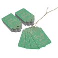 thumbnail image 3 of Inkdotpot Pack Of 100 Real Rose Gold Foil Paper Tags Thank You For Celebrating With Me Birthday Favor Hang Tags, 3 of 6