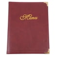 thumbnail image 1 of MasteelfCA 1 Pce Livre de Menu Pratique Dossier de Prix de Repas Livre de Menu de Restaurant Commande de Livre de Menu, 1 of 7