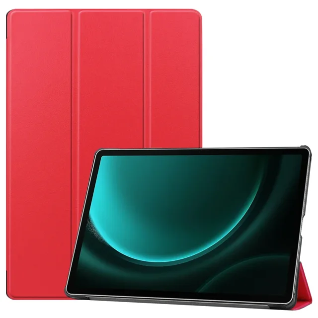 For Samsung Galaxy Tab S9 FE+ Case 2023 Magnetic Tablet Hard Shell Funda for Samsung Tab S9 FE S9 FE Plus Smart Cover Funda Kids red S9 FE Plus 12.4 inch
