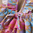 thumbnail image 3 of EYIIYE Baby Girl's Mermaid Swimsuit Sets Fish Scales Bathing Suit Set, 3 of 7
