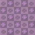 thumbnail image 1 of Ahgly Company Machine Washable Indoor Square Transitional Orchid Purple Area Rugs, 5' Square, 1 of 7