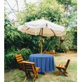 thumbnail image 2 of Vargottam Nappe Ronde Intérieure/extérieure 58 Pouces Nappe Ronde avec Parasol, Nappes de Patio Imperméables à Fermeture Éclair, Housses de Table Printemps/été pour Table Circulaire/barbecues/pique-Nique - Bleu Moyen, 2 of 7