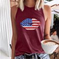 thumbnail image 1 of EQWLJWE Femmes Sans Manches Tops Summer Débardeur Femmes Tops for Women Sans Manches Summer Sexy Casual Tops Régulière Col Rond Impression Sans Manches Veste Tops, 1 of 5
