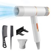Rbaofujie Electric Hair Dryer High-Power Electric Hair Dryer Home Hair Dryer Hot Wind Comb Hair Salon Blowing Comb