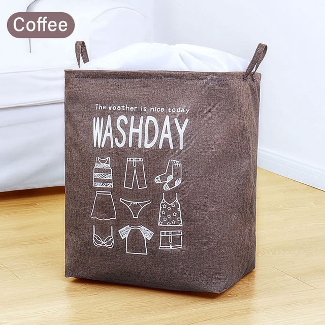Vrorvz Extra Large 19.8 gal Home Organization Basket with Drawstring Closure Versatile Long Lasting Storage for Blankets Toys Laundry and Household Items Convenient Handles