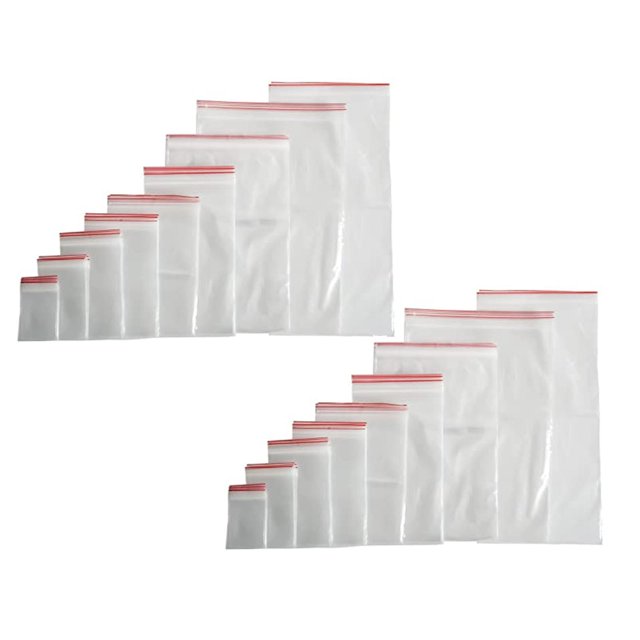 Oleegame 2 Pcs Rangement pour Produits 100 Pcs Sac de Rangement Alimentaire Scellé Décoration et Sacs