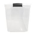 thumbnail image 4 of HOMZ Contenant de Rangement en Plastique Transparent de 112 Pintes avec Loquet, Loquet Gris, Lot de 2, 4 of 8