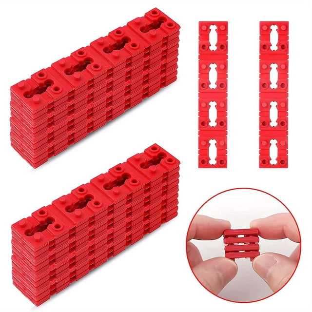 QJUHUNG 12/24/48pcs Outlet Plug Spacer Kit for Electrical Boxes Switches and Receptacles Tile Backsplash Shims Extender