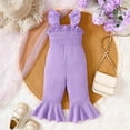 thumbnail image 4 of MIASHUI Stylish Girls Romper Jumpsuit Floral Design Fly Sleeve Casual Wear for Spring and Summer, 4 of 4