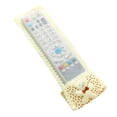 thumbnail image 1 of Youkk TV Air Conditioner Remote Controller Small Bear Lace fabirc remote controller case Design Lace Fabric Case Cover Protector S/M/L, 1 of 8