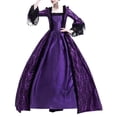 thumbnail image 1 of Renaissance Dress women Retro Party Princess Cosplay Lace Floor Length Dress, 1 of 8