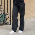 thumbnail image 4 of Uncommon Threads 4003-3306 Pantalon de Chef Ample Teint au Fil en Noir/blanc à Fines Rayures - 2XLarge, 4 of 4