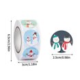 thumbnail image 3 of kurtrusly Christmas Themed Seal Labels Envelope Round Stickers Self-Adhesive Scrapbooking DIY Craft Gift Wrapping Decor, Type 2, 3 of 7