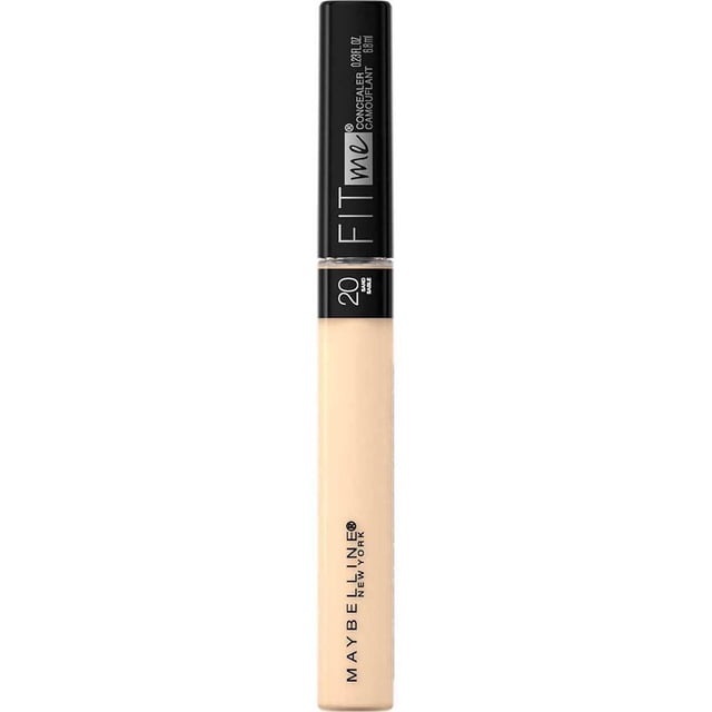Maybelline New York Fit Me Liquid Oil free Concealer, Flawless Natural Coverage, Lightweight, Conceal Redness, Flaws and Blemishes