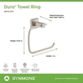 thumbnail image 4 of Symmons 363TR-STN Duro Porte-Serviettes, Nickel Satiné, 4 of 5