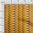 thumbnail image 1 of oneOone Georgette Viscose Fabric Chevron Ikat Fabric Prints By Yard 42 Inch Wide, 1 of 4