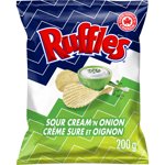 Ruffles Sour Cream & Onion floavured Potato Chips
