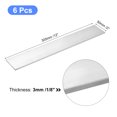 thumbnail image 2 of Unique Bargains Square Aluminum Flat Bar, 6 Pack 1/8' Thickness 2' Width 12' Length, 2 of 5