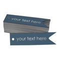 thumbnail image 1 of Darling Souvenir Silver Foil Personalized Paper Hang Tags Your Text Here Party Favor Tags 50 Pieces, 1 of 1