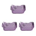 thumbnail image 1 of Maytalsory Crossbody Bag Premium For Multipurpose Large Capacity Polyester Messenger Bag Premiun Multiple Occations Gift light purple 3Set, 1 of 6