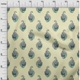 thumbnail image 2 of oneOone Viscose Chiffon Fabric Leaves & Floral Block Print Fabric By Yard 42 Inch Wide, 2 of 4